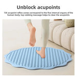tapis massage triangles relief couleurs bleu rose vert moderne ergonomique antidérapant pvc