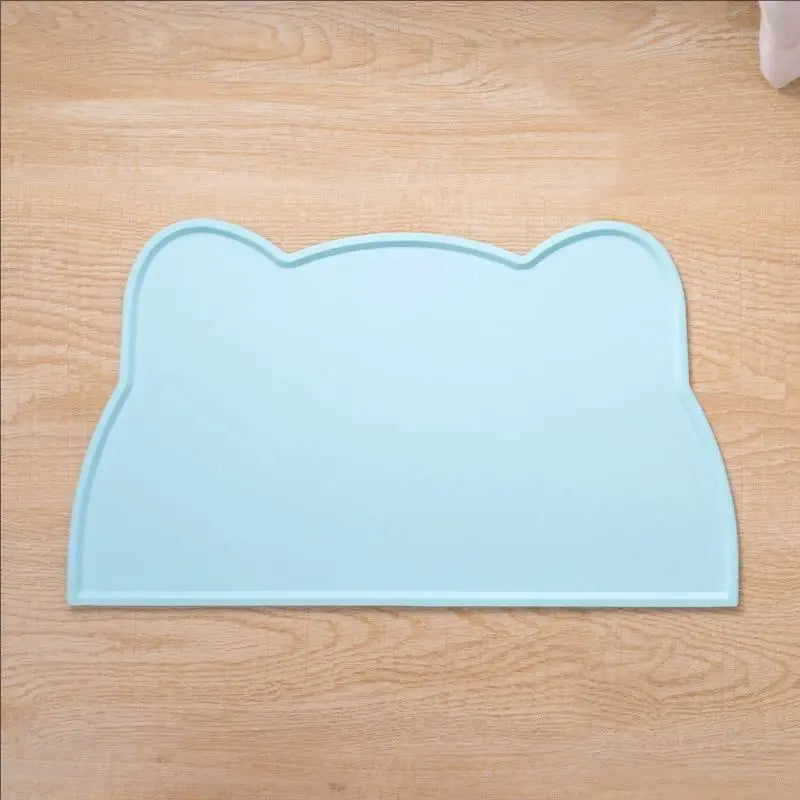 tapis alimentation animaux silicone antidérapant facile nettoyer résistant saleté protège fuite bord relevé moderne