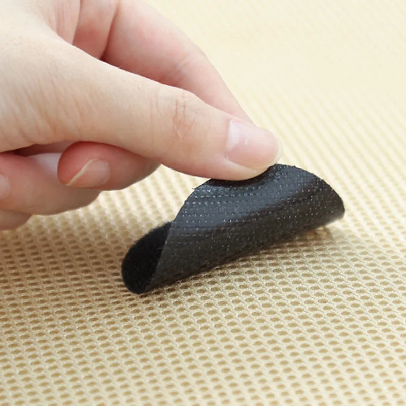 supports coussins adhésifs texturés noirs canapé pratique 10pcs 20pcs 50pcs