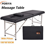 table massage pliante professionnelle moderne oreiller noir simili cuir mousse
