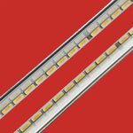bande led blanc jaune 68 leds 533 mm moderne connecteurs boutons