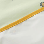 couverture bébé imprimée animaux mignons moderne beige vert rose douce