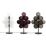 lampe sol led moderne blanc marron gris verre dépoli texture papier japonais interrupteur bouton