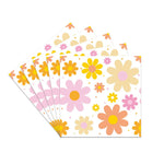 assiettes papier fleurs anniversaire serviettes nappe tablecloth festive children birthday decoration