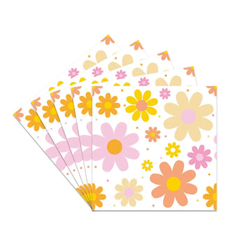 assiettes papier fleurs anniversaire serviettes nappe tablecloth festive children birthday decoration