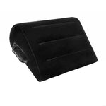 coussin ergonomique velours noir confortable lit adultes mousse pu polyester coton
