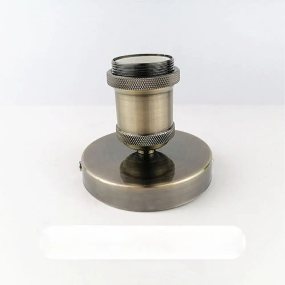 socle lampe moderne noir cuivre argent doré mat métal vis câbles électrique
