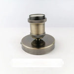 socle lampe moderne noir cuivre argent doré mat métal vis câbles électrique