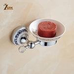 accessoires salle bain porte savon support papier toilette moderne élégant chrome rouge vis fixé