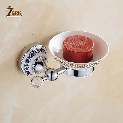 accessoires salle bain porte savon support papier toilette moderne élégant chrome rouge vis fixé