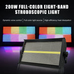 projecteur led stroboscopique couleur multiple effet scène dj moderne professionnel