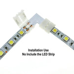 connecteur ruban led blanc plastique lisse moderne 10mm tension 220v lvd