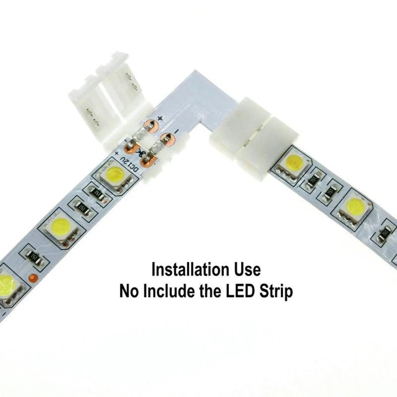 connecteur ruban led blanc plastique lisse moderne 10mm tension 220v lvd