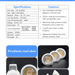 projecteur led mr11 gu4 12v 3w blanc moderne 3000k 4000k 6000k