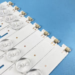bande led adhésive moderne 528mm 430mm 5leds 4leds transparentes blanc