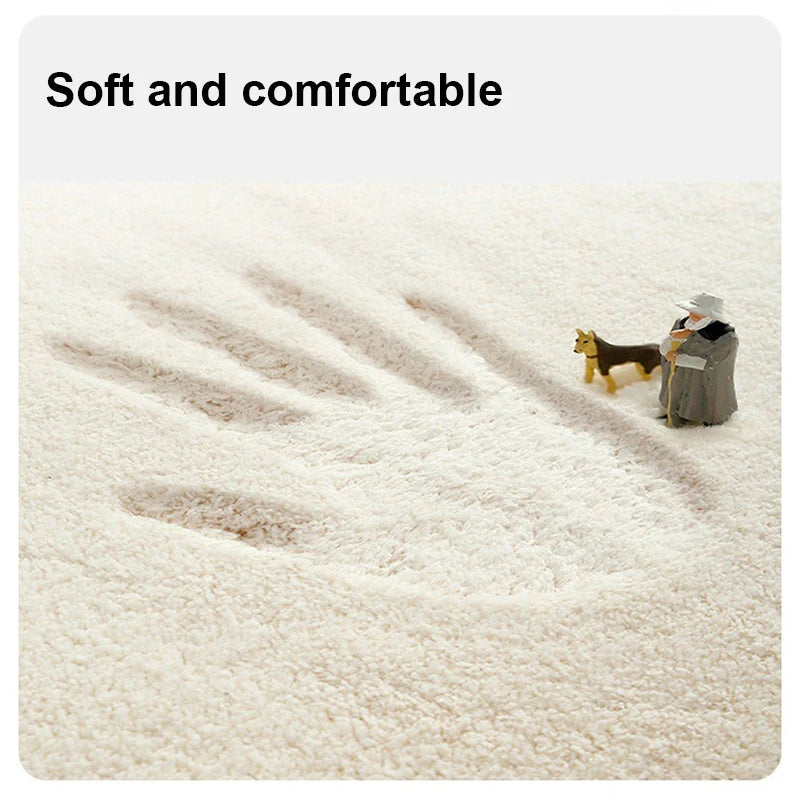 tapis sol chambre coucher motif chat mignon doux décoratif antidérapant maison