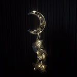 guirlande lumineuse coeurs étoiles feuilles blanche rose rouge décorative artisanale chambre anniversaire