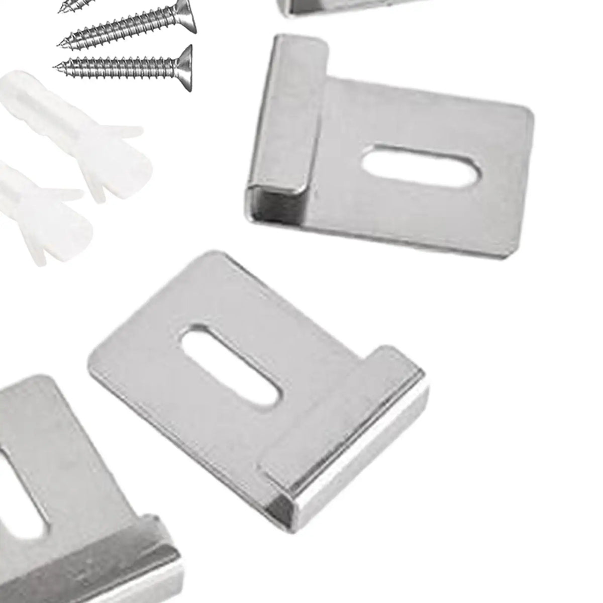 Miroir sans cadre suspendu avec clips de support