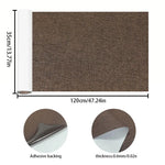 rouleau tissu lin auto adhésif réparation tente canapé bricolage décoration 35x120cm patch textile utilitaire