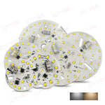 Plaque LED circulaire 5W 7W 9W 12W 18W 24W blanc moderne sans pilote 220V