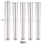 vases tubes essai transparent blanc bleu violet orange decoration maison hydroponie plantes fabrication minimaliste