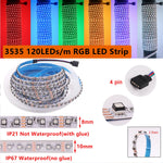 ruban led rgb blanc noir moderne adhésif 12v 60leds ip67 étanche 50000h