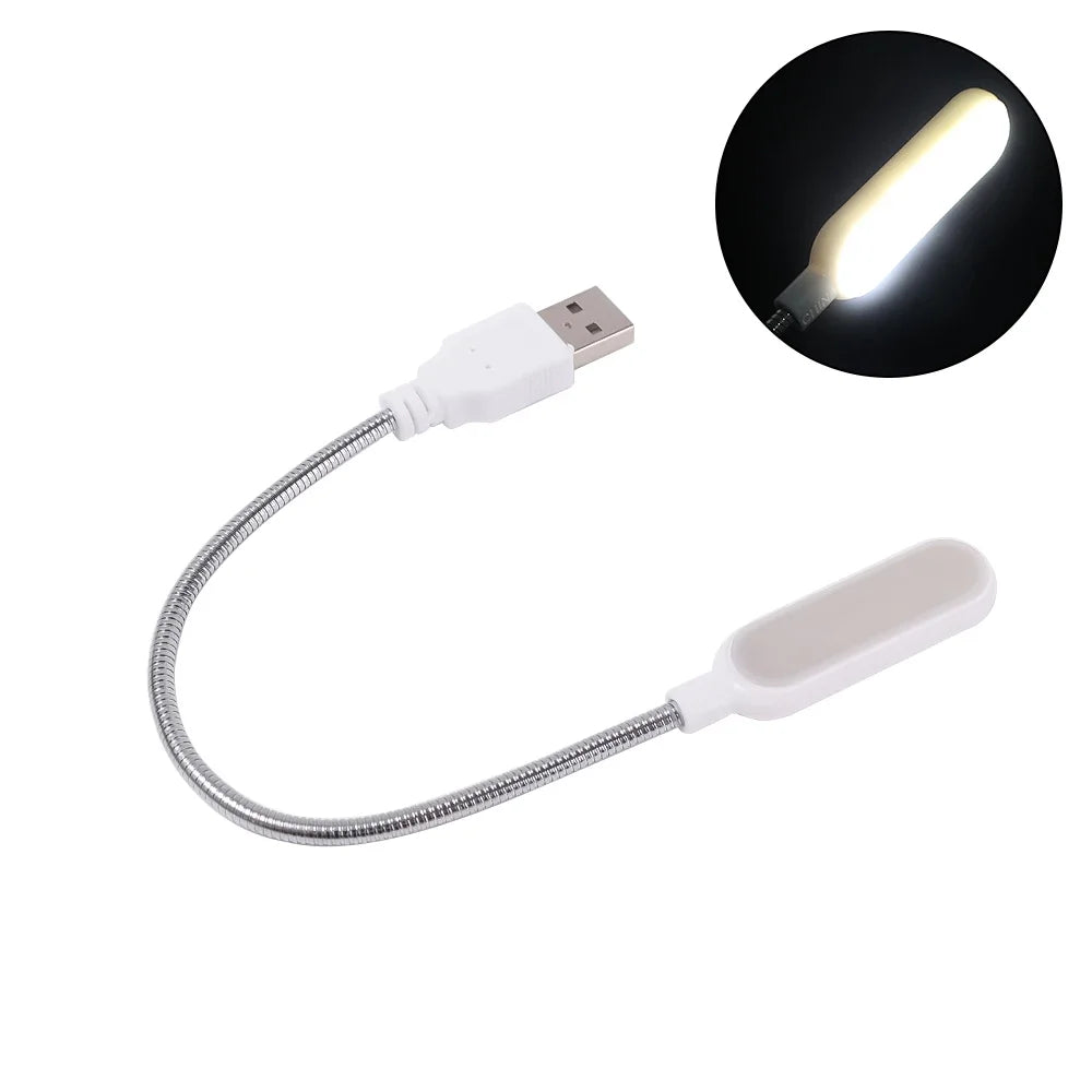 lampe lecture usb portable blanc moderne compact led flexible eye protection