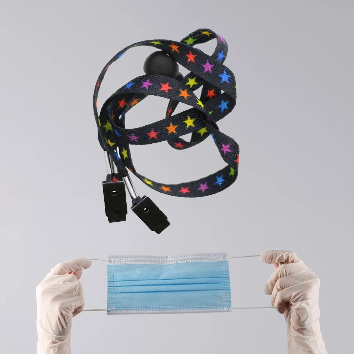 clip serviette lanière étoiles colorées moderne clips métalliques napkin holder bavoir enfant adultes