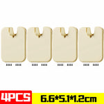 crochet adhésif fort clips fixation mural blanc doré gris métallisé texture brossée moderne minimalisteUsageIdéo