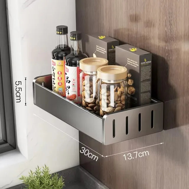 organisateur étagères murales rangement bouteilles bocaux épices ustensiles cuisine barre mugs rangement couteaux moderne