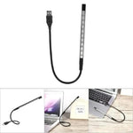 lampe usb led noire flexible moderne lecture étude 5v portable