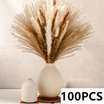 bouquet fleurs séchées pampas naturel beige marron blanc décoration maison anniversaire mariage rustic