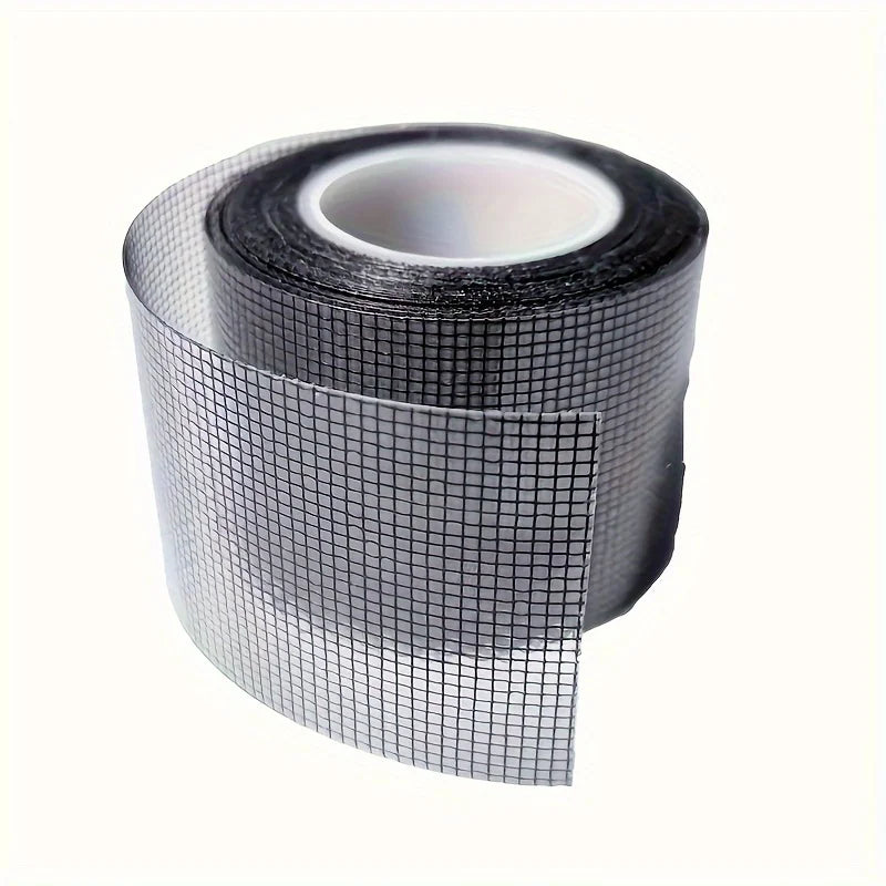 ruban réparation écran adhésif noir maille fine pratique 2m 79in couteau précision