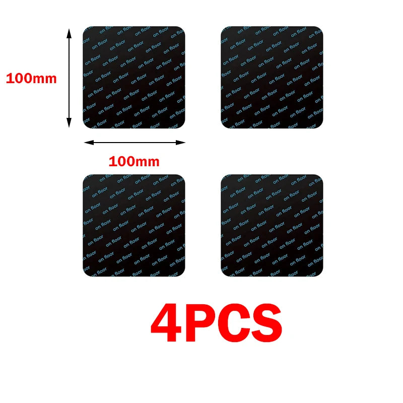 tapis sol moderne antidérapant réutilisable lavable beige gris bleu clair points noirs adhésif protégé