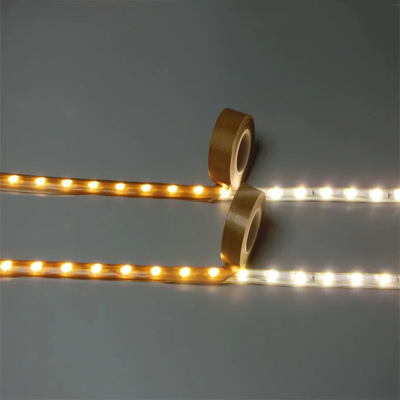 Ruban LED occultant jaune ambiance tamisée