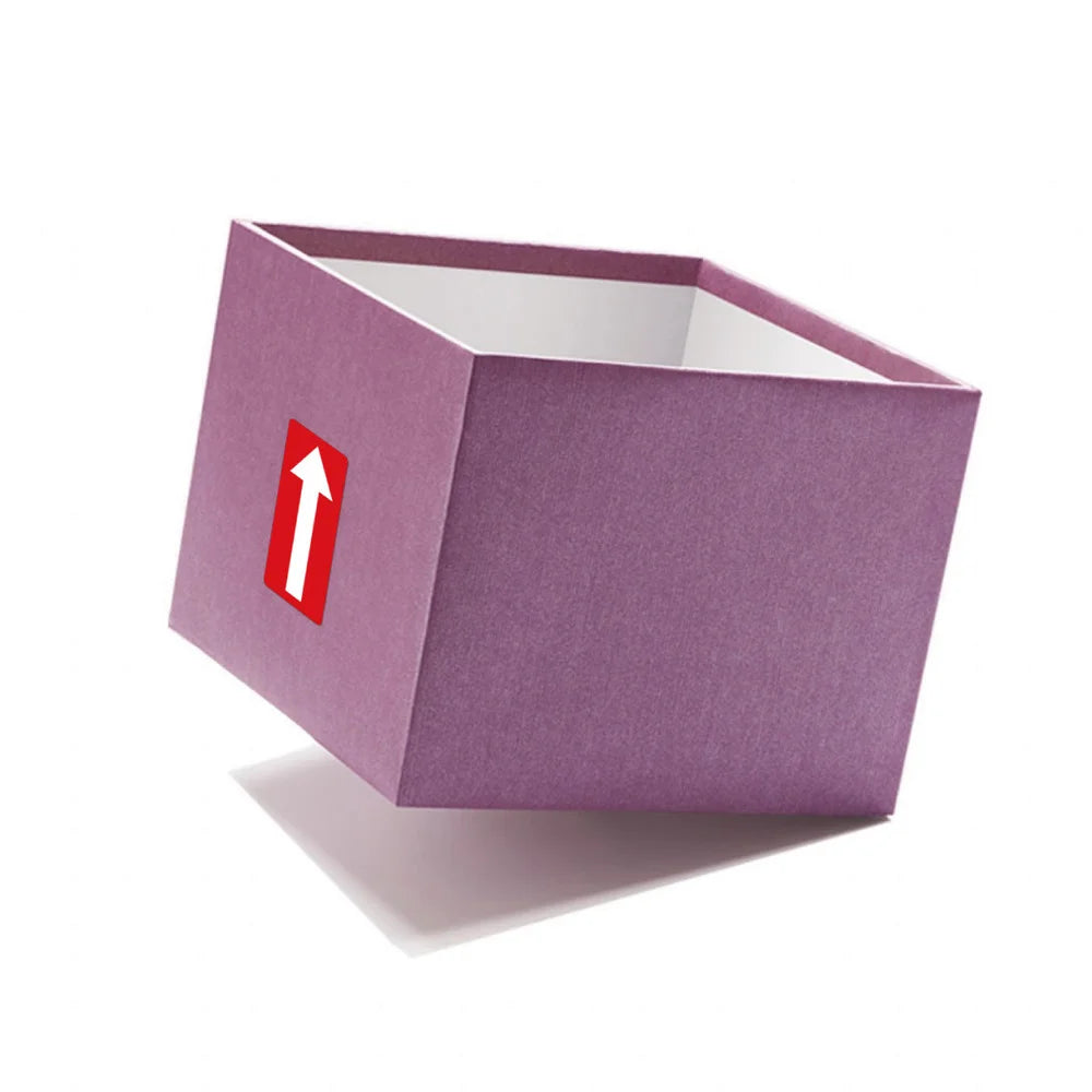 autocollants adhésifs flèches rouge blanc graphiques direction 9cm pvc avertissement