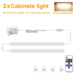 barres lumineuses led blanc modernes 12v 30cm 40cm 50cm télécommande adaptateur secteur