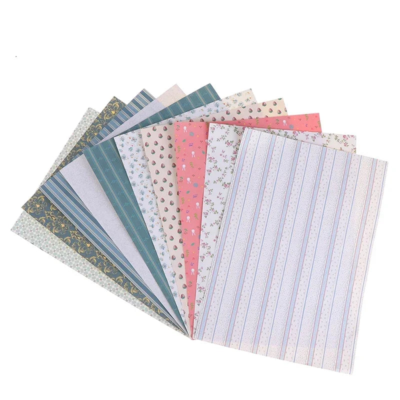 décoration intérieure papier peint floral moderne bleu rose gris blanc