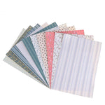 décoration intérieure papier peint floral moderne bleu rose gris blanc