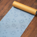 serviettes table chinoises classiques fleurées opaques bleu clair marine marronclair marronn foncé 150cm 200cm