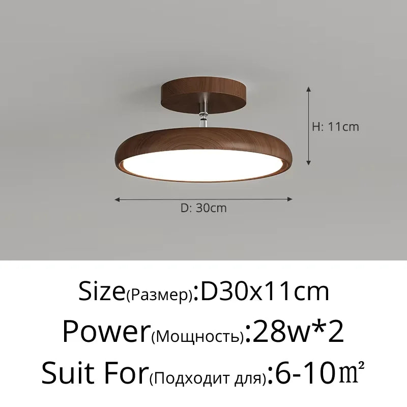 lampe led moderne minimaliste rond fer marron vert beige variable sans télécommande