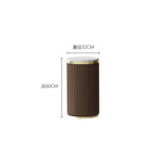support décoratif moderne marbre doré bleu orange marron beige rayures verticales hauteur 60cm 80cm