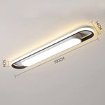 Lampe LED moderne plafonnier aluminium blanc noir éclairage quotidien minimaliste 249 2000 flux lumineux