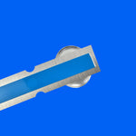 bande lumineuse led blanc bleu moderne adhésif connecteur support fixations technologie