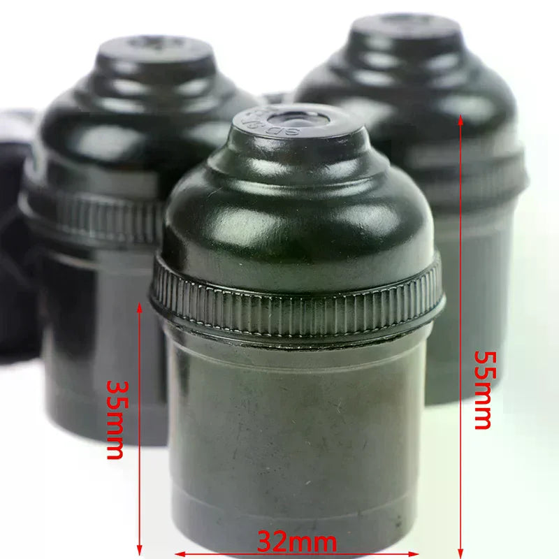 ampoules e27 noires dorées lisses opaques modernes 4a rétro pendentif