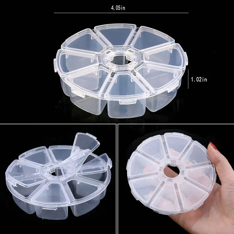 boîtes rangement bijoux transparentes pratiques modernes crochets épingles petites pierres matériaux