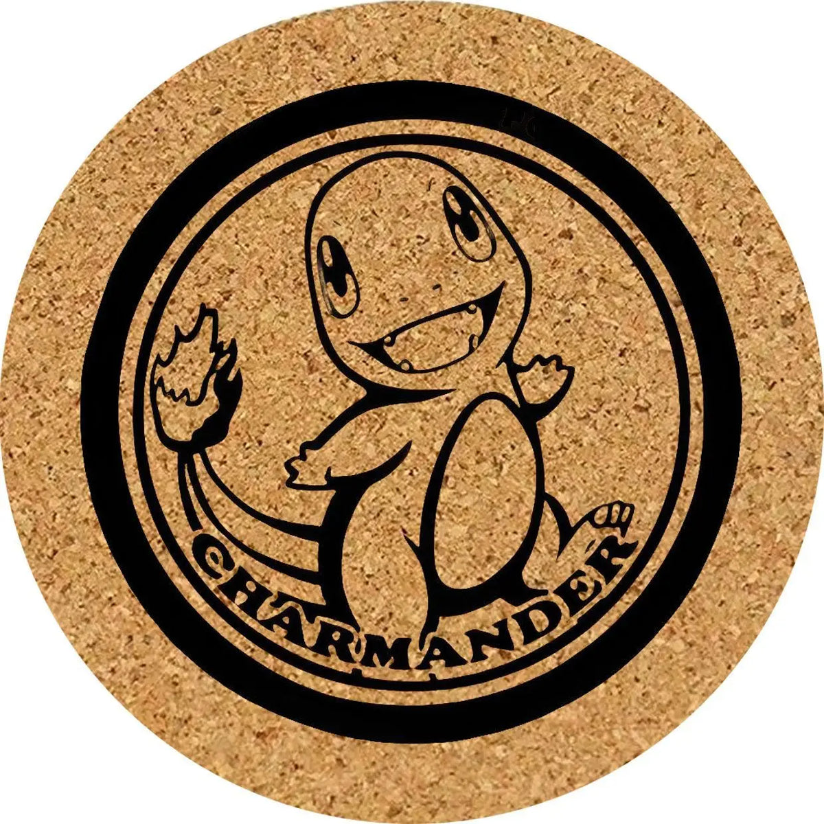 dessous verre pokémon Pikachu Squirtle Charmander Bulbasaur mignons accessoires anime graphiques liège unisexe