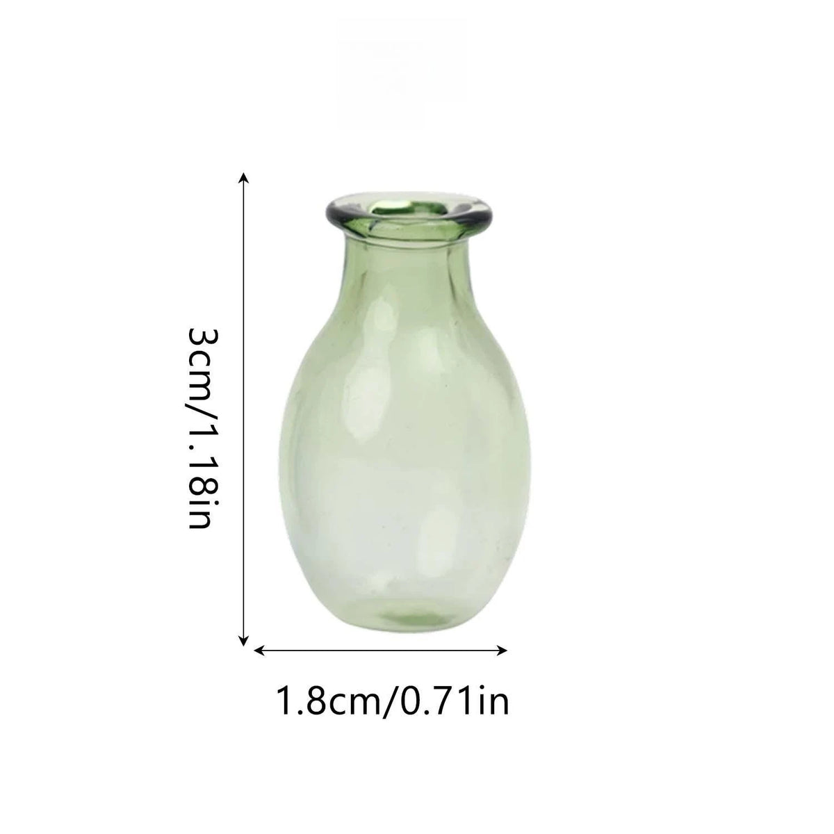 mini vase verre transparent décoration moderne petit pot fleurs micro paysage intérieur