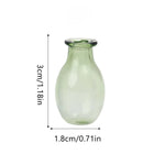 mini vase verre transparent décoration moderne petit pot fleurs micro paysage intérieur