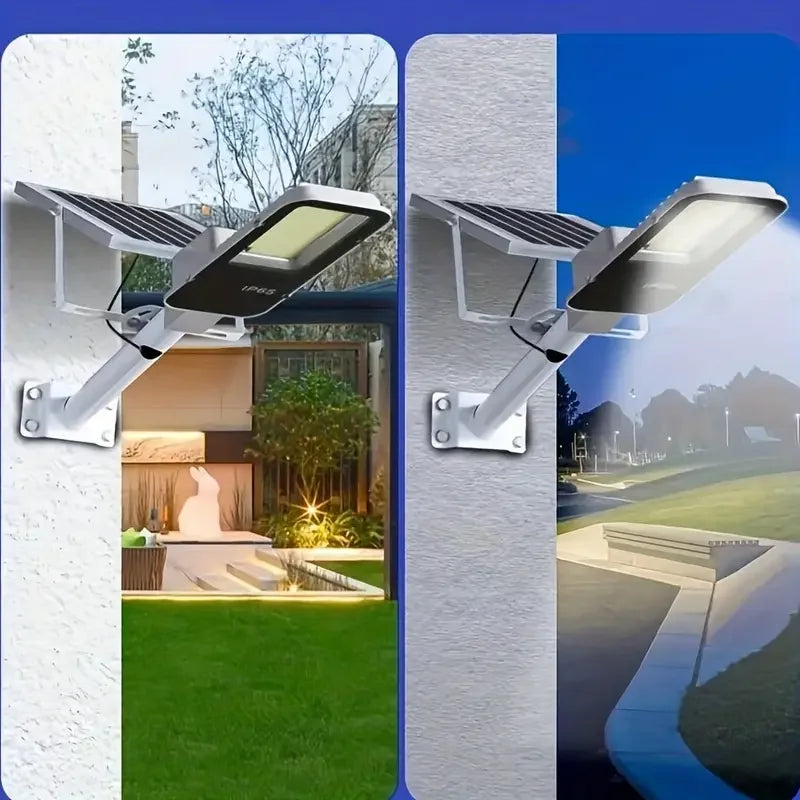 lampe solaire moderne blanc noir panneau solaire diffuseur translucide visextérieur haute luminosité
